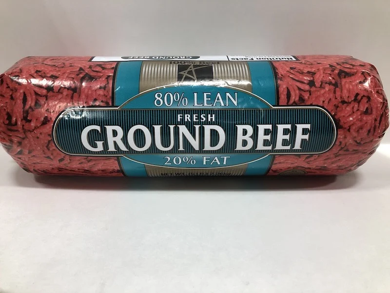 Ground Beef 80/20 5 Lb Tube