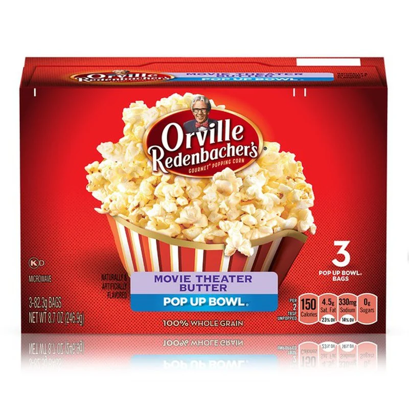 Orville Reden Micro Movie Thtr Btr Pop 3 Pk 3.29Oz