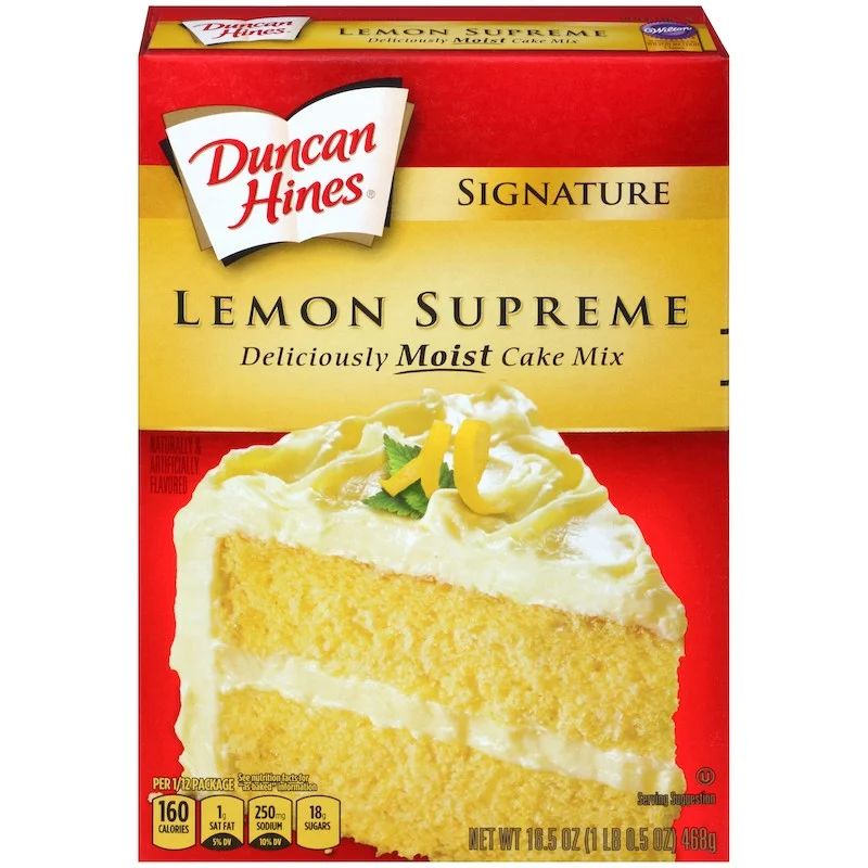 Duncan Hines Lemon Cake Mix 15.25 Oz