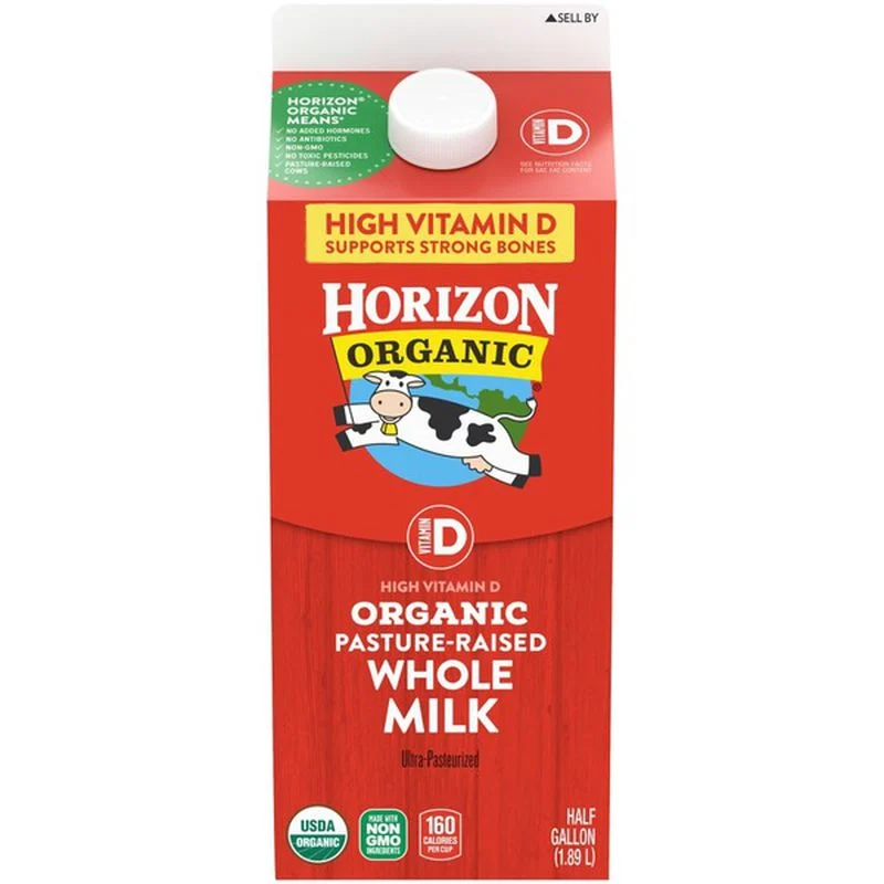 Organic Whole Milk 64 Oz