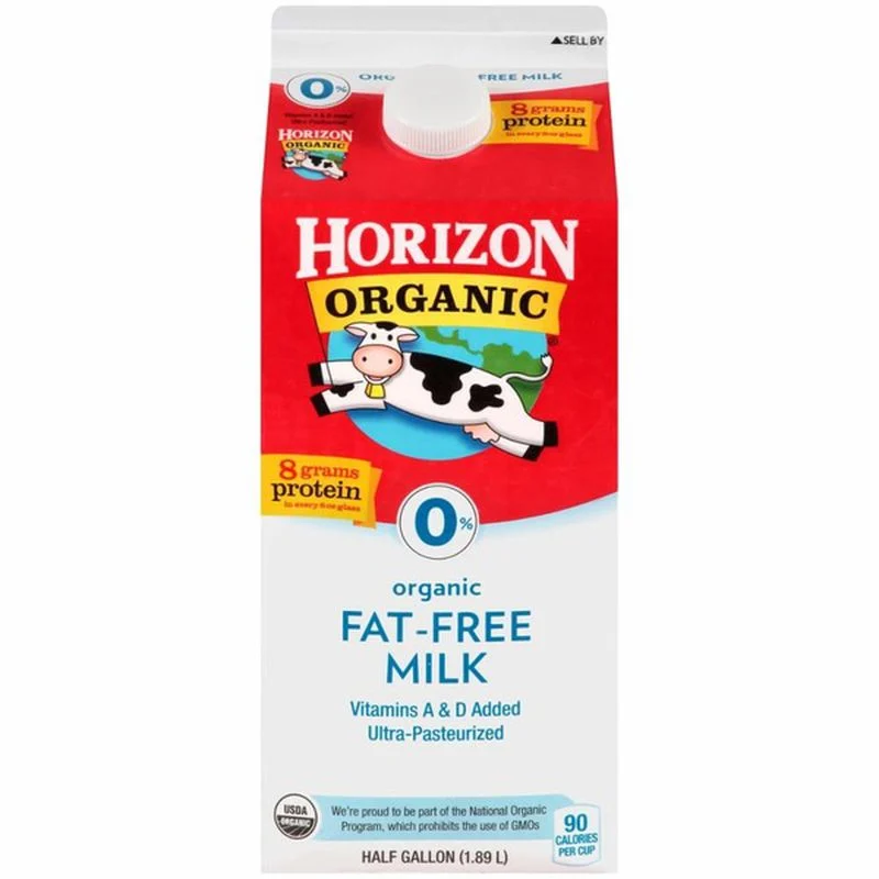 Organic Fat Free Milk 64 Oz