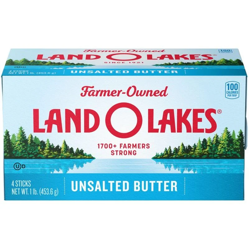Land O Lake Unsalted Butter Quarters 16 Oz