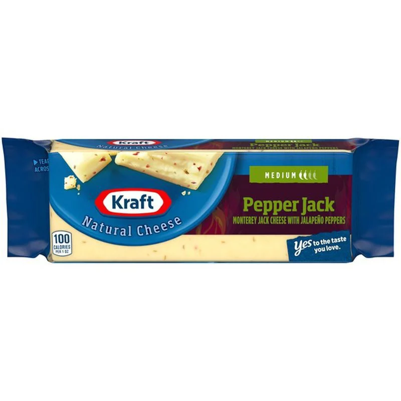 Kraft Pepperjack Block 8 Oz