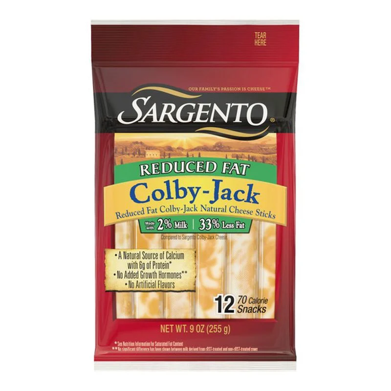 Sargento Colby Jack Cheese Snack Sticks 12 Oz Pk