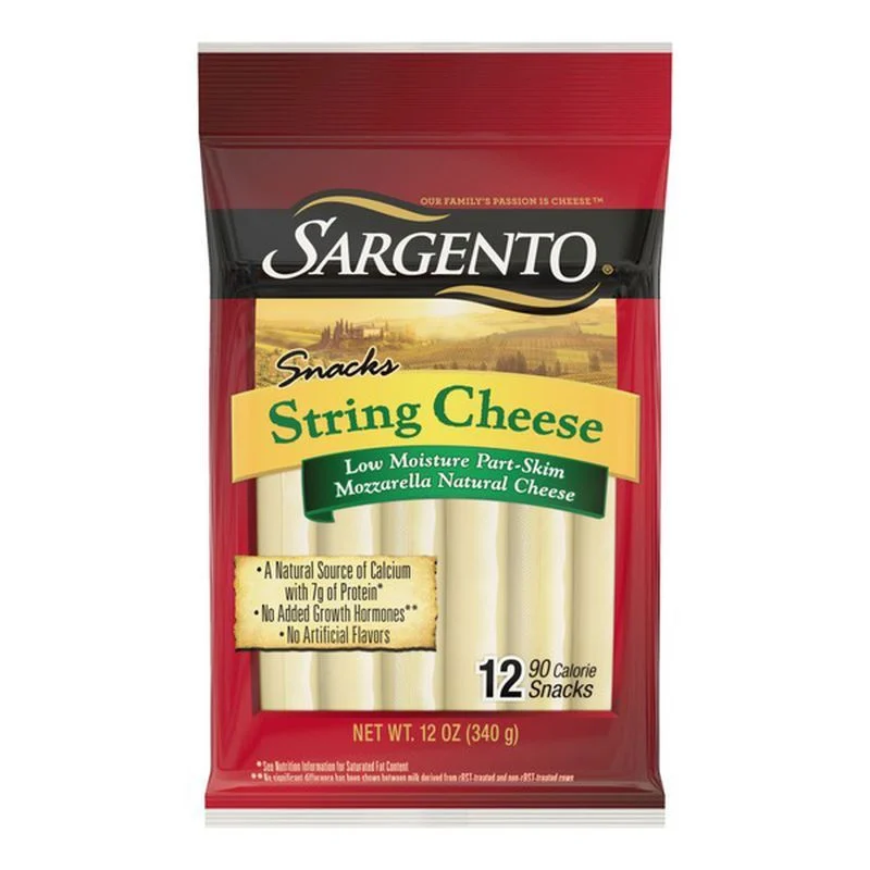 Sargento String Mozzarella Cheese 12 Oz