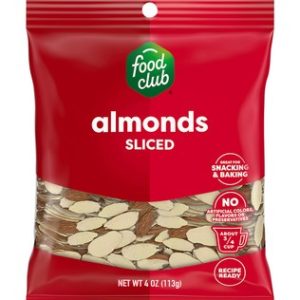 Sliced Almonds 4 Oz