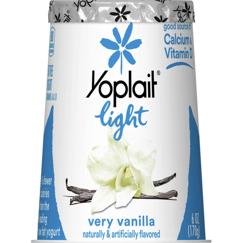 Yoplait Lite Yogurt Vanilla 6 Oz