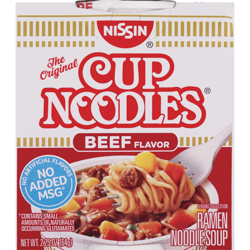 Microwave Cup Noodle Beef 2.25 Oz - GJ Curbside