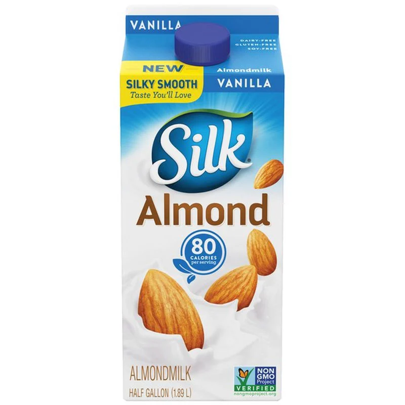 Silk Almond Milk Vanilla 64 Oz