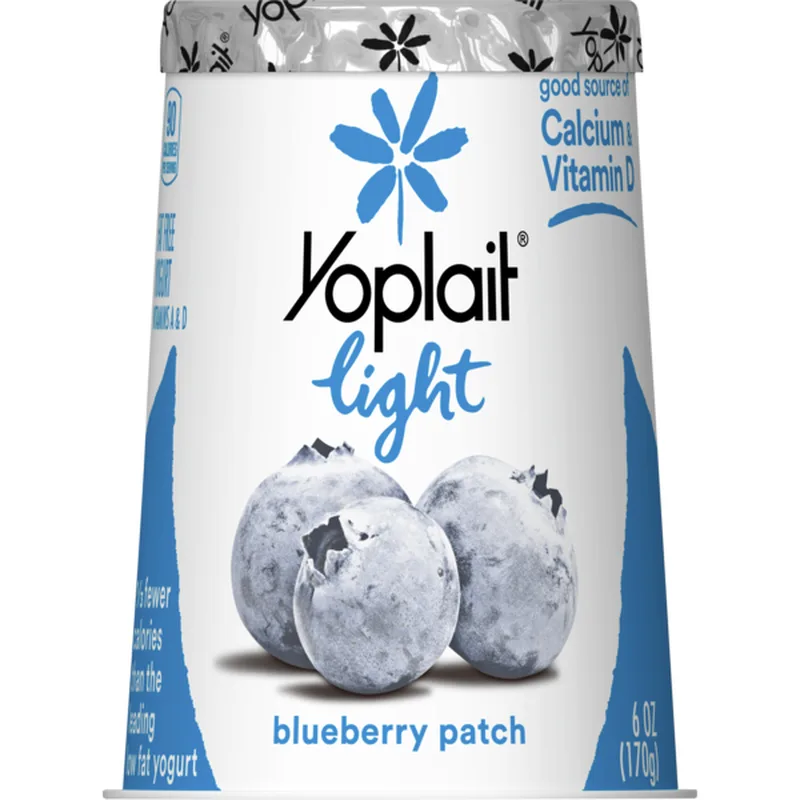 Yoplait Lite Yogurt Blueberry 6 Oz