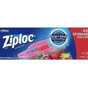 Ziploc Storage Gal 52 Ct