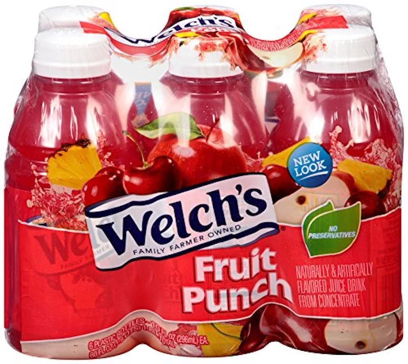 Welchs Fruit Punch 24 Pk 10 Oz
