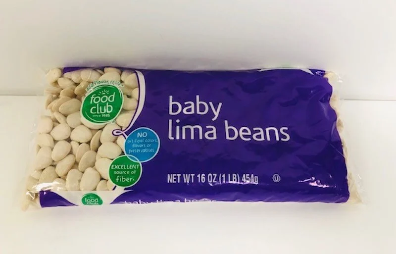 Dry Baby Lima Beans 16 Oz