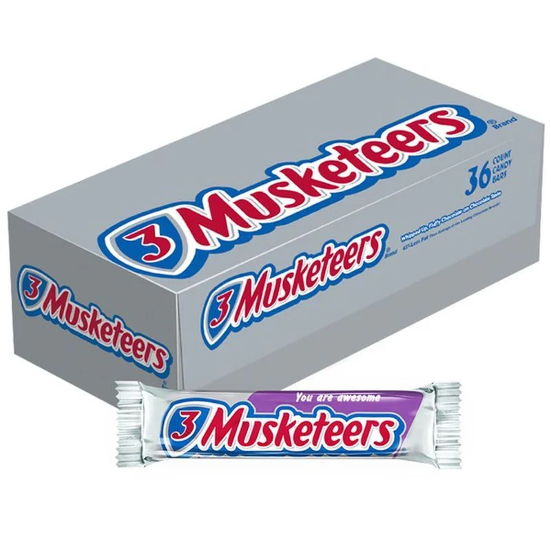 Three Musketeers Candy 1.92 Oz