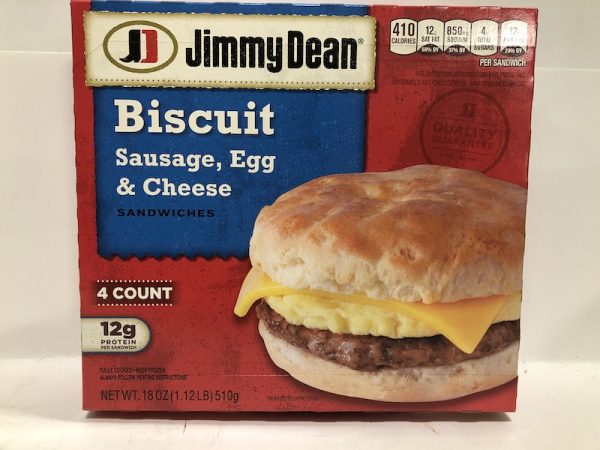 Jimmy Dean Sausage Egg Cheese Biscuit 18 Oz 4 Pk - GJ Curbside