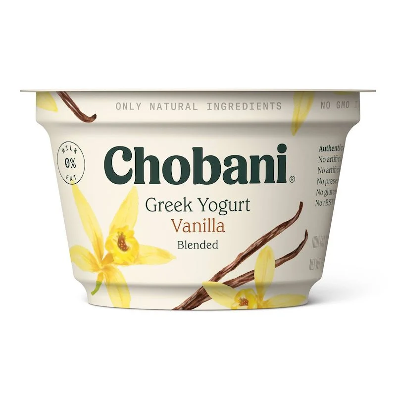 Chobani Vanilla Yogurt 5.3 Oz