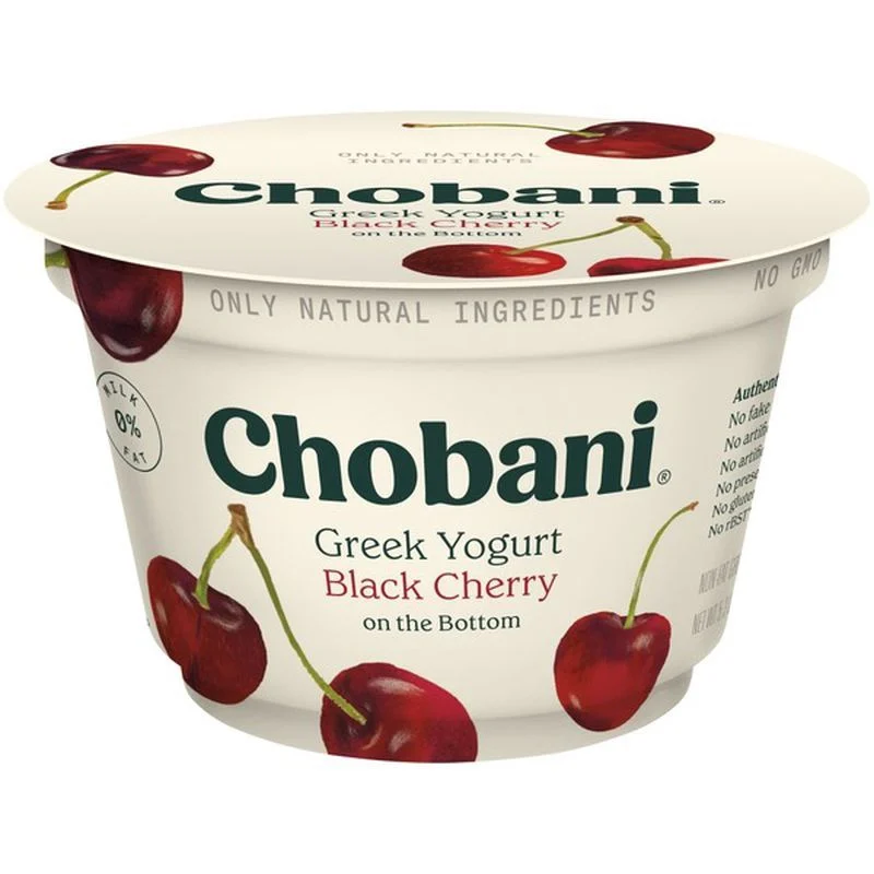 Chobani Black Cherry Yogurt 5.3 Oz