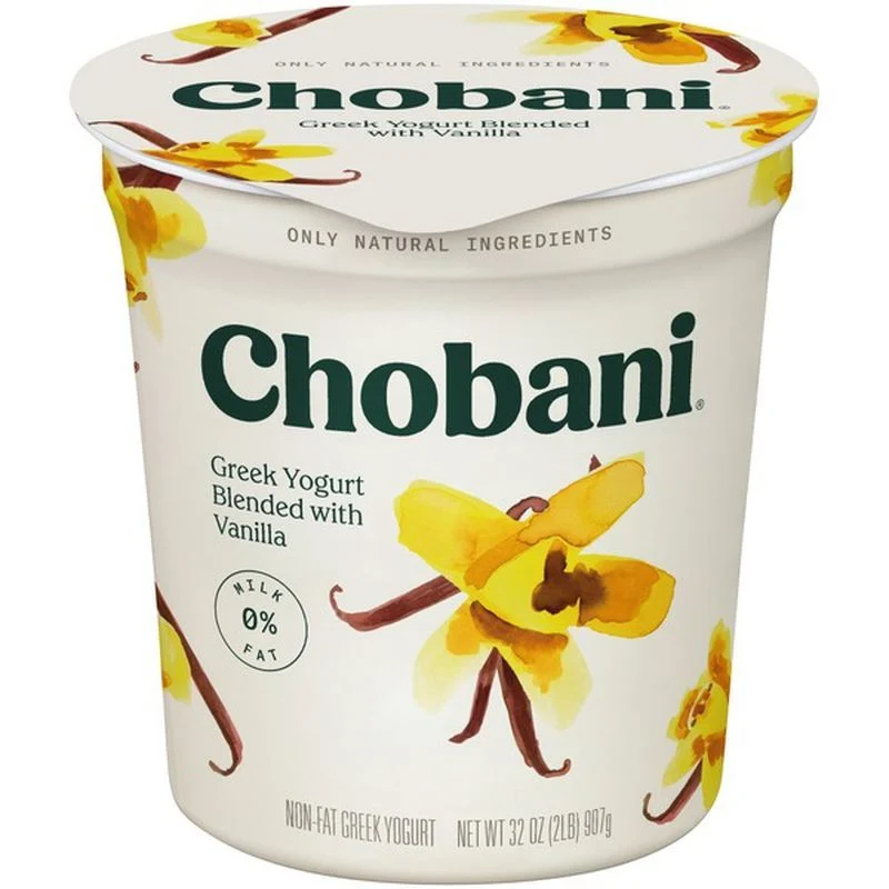 Chobani 0% Fat Vanilla Yogurt 32 Oz