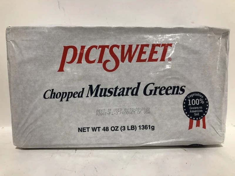Mustard Greens Chopped 3 Lb