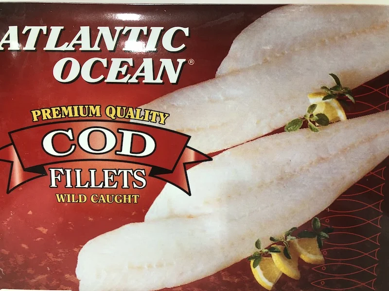 Cod Fish Fillets 5 Lb Box Only!!!