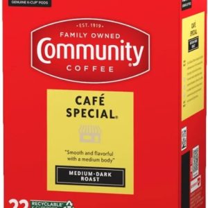 Community Coffee K Cup Cafe Special 22 Ct