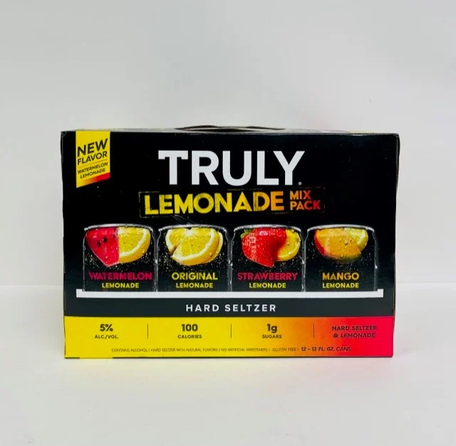 Truly Hard Seltzer Lemonade Variety 12 Oz. 12 Pack Can