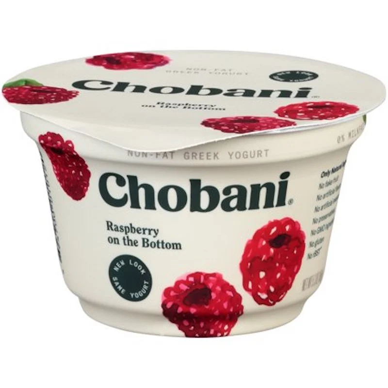 Chobani Raspberry Yogurt 5.3 Oz