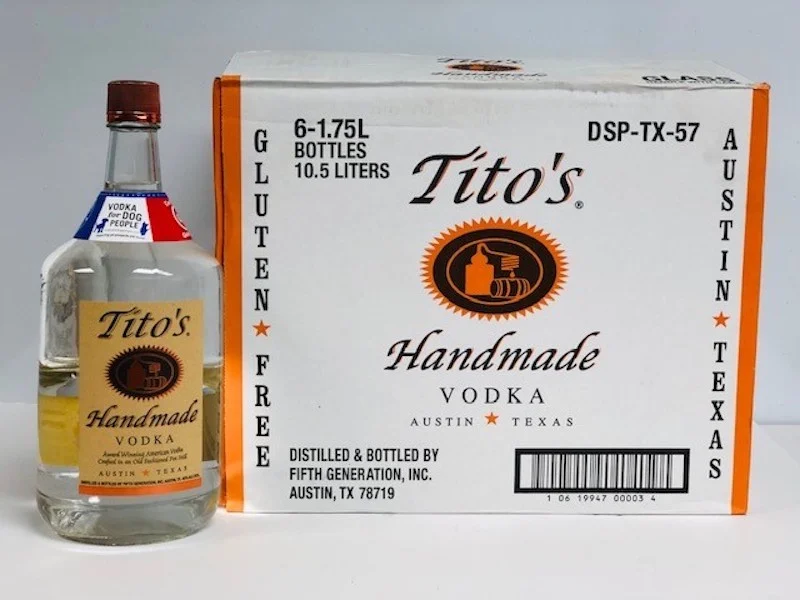Tito's Handmade Vodka, 1.75 Liter Case