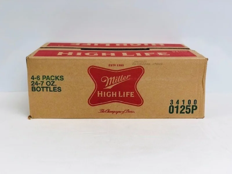 Miller High Life "The Champagne of Beers" 7 oz. 6 Pack Bottle Case
