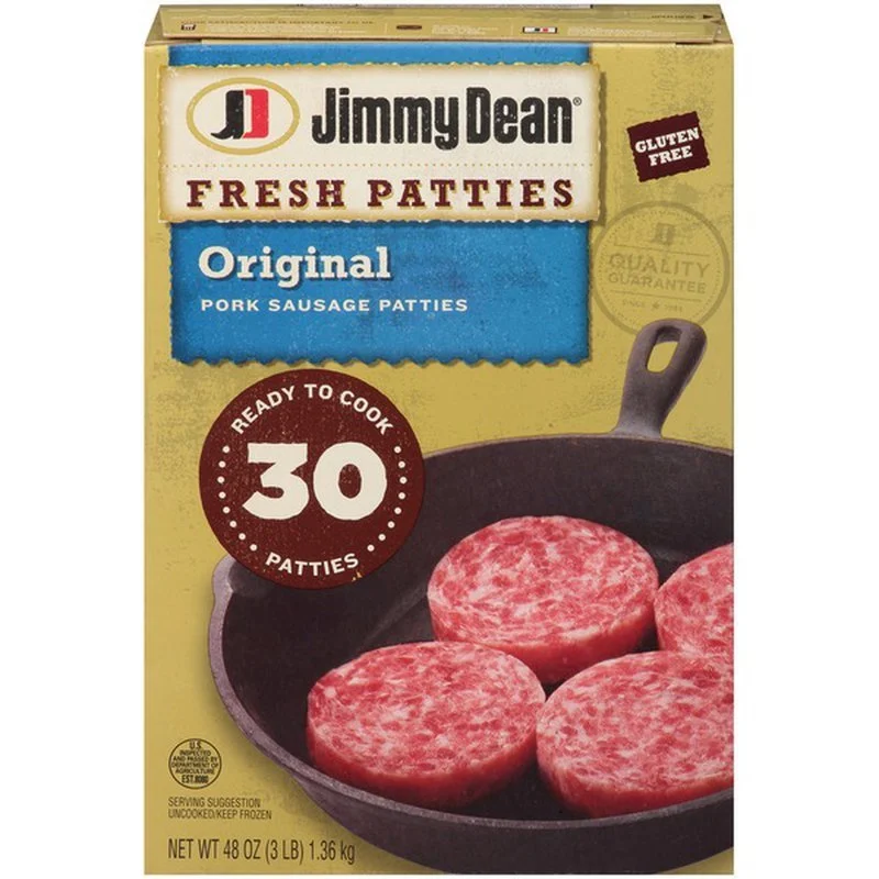 Rudy Farm Sausage Patties 3 Lb Box