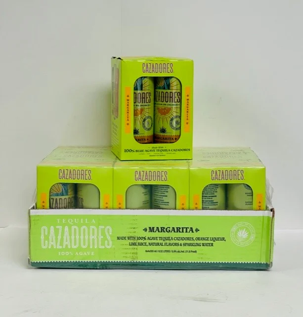 Cazadores Margarita 4 Pack 12 ounce cans (100% Agave Tequila) Case