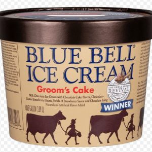 Blue Bell Grooms Cake 1/2 Gal