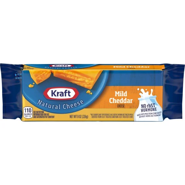Kraft Mild Cheddar Block 8 Oz
