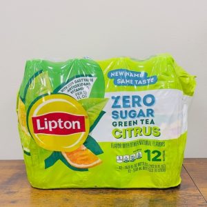 Lipton Zero Green Tea With Citrus 16.9 Oz 12 Ea