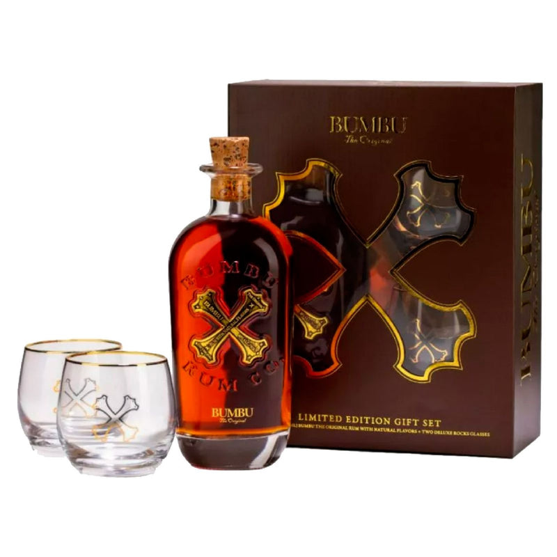 Bumbu Rum: The Original, 750 Ml, Gift Set With Two Rock Glasses - GJ  Curbside