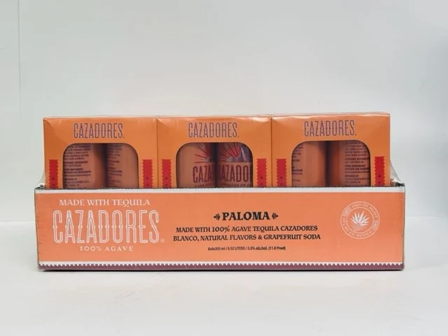 Cazadores Paloma 4 Pack 12 ounce cans (100% Agave Tequila) Case