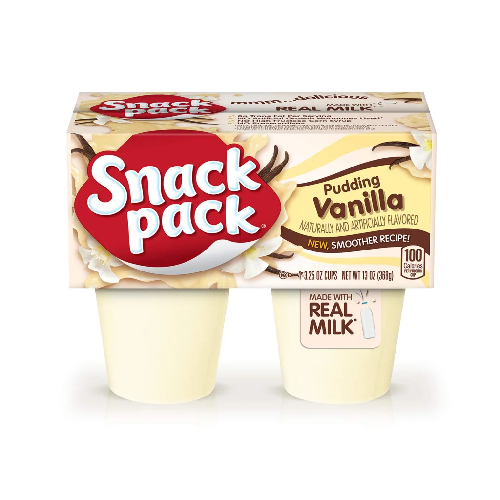 Vanilla Snack Pack Pudding 4 Ct