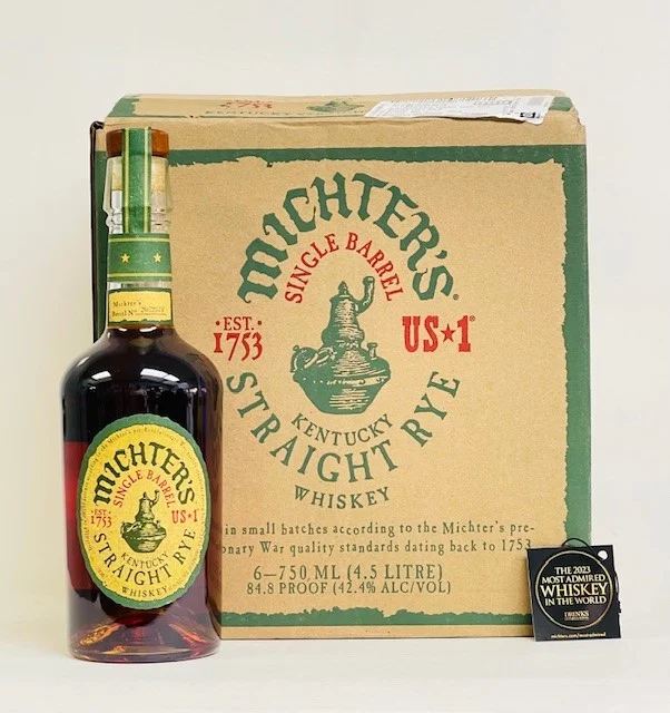 Mitchers Single Barrel Rye Whiskey 750 ML Case