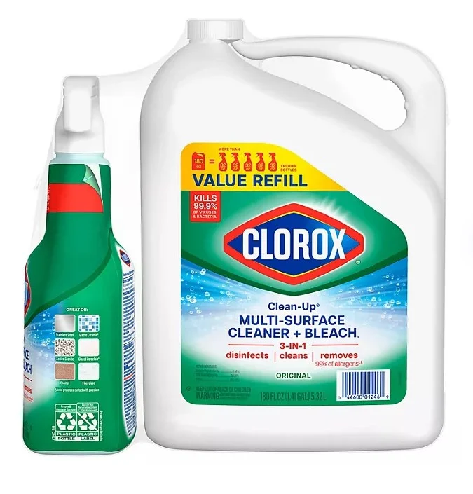 Clorox Clean Up With Bleach Spray+Refill