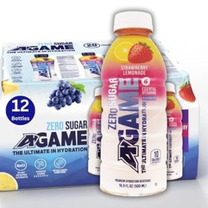 A-Game Strawberry Lemonade Zero 12Ea 16.9Oz