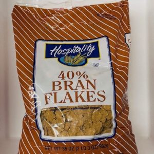 Hospitality 40% Bran Flakes Cereal Bulk 35 Oz