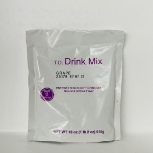 Drink Mix 2 Gal Grape Powder 18 Oz