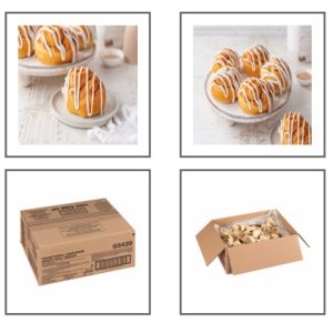 Cinnamon Roll Dough 2.25 Oz 120 Ct Case