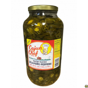 Sliced Jalapeno Peppers Gal Cajun Chef
