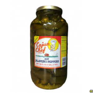 Gallon Whole Jalapeno Peppers Cajun Chef
